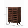TAD | 4 Tier 2 Door Dirty Oak Shoe Storage Cabinet Cupboard Stand Rack Unit