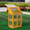 Garden 3 Tier Greenhouse Wood Polycarbonate Cold Frame Flower Plant Growhouse UK