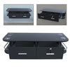 Wall Shelf Display Floating Storage Cabinet Cupboard Shelve with 2 Drawers UK