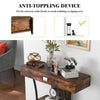 T-Shaped Console Table Wooden Foyer Table Couch Table W/ Drawer Entryway Table