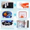 Over Door Basketball Hoop Mini Indoor Ball Set Net Board Toy Kids Backboard Game