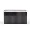 7ft x3.5ft Metel Steel Lockable Storage Box Backyard Bike Bin Tool Garbage Room
