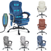 Massage Office Chair Computer Gaming Seat Swivel Recliner Chair With Footrest
