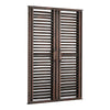 Metal Vintage Chic Shutter Garden Mirror WindowStyle Wall Hanging Home Art Decor
