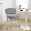Linen Padded Dressing Stool Makeup Chair Comfortable Stool Bedroom Piano Seat