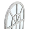 Large Arch Mirror Garden Indoor Outdoor Gothic White Wooden Frame Wall Mounted
