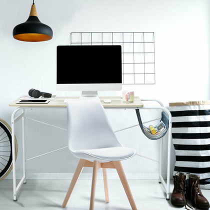 Wooden Writing Desk Computer Table Home Office PC Laptop Workstation Storage UK