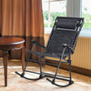 Folding Rocking Chair Outdoor Seat Rocker Relaxing Armchair Lounge Garden Patio