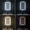 Led Bathroom Cabinet Wall Mounted Mirrored Storage Cupboard Shelf Sensor Switch