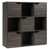 9 Cube Bookcase Shelf Display Storage Unit Wooden Organiser Cupboard Cabinet
