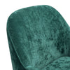 Luxury Crushed Velvet Armchair Wingback Padded Tub Chair Cafe Sofa W/ Metal Legs