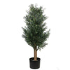 Artificial Fake Green Plant 3FT Indoor Outdoor Simulation Tree Home/Office UK