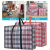 Jumbo Laundry Bags Zipped Reusable Large Strong Shopping Storage Home Bag UK