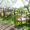 5 Reusable Decorative Garden Fence 24x25inch Coated Metal Wire Fencing Yard Path