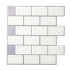 3D WATERPROOF WALLPAPER BATHROOM KITCHEN MOSAIC TILE WALL STICKER SELF-ADHESIVE