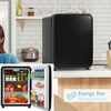 68L Compact Refrigerator Auto Defrost Table Top Mini Fridge & Cooler LED Light