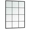 Wall Mirror Black Metal Vanity Make up Wall-mounted Mirror Multi Sizes