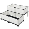 Set of 4 Raised Garden Bed Kits Elevated Flower Vegetable Herb Grow Planter Box