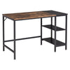 Computer Desk, Home Office Desk for Study, Writing with 2 Storage Shelves