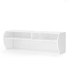 Wall-Mounted TV Stand Floating Media Audio / Video Console Cabinet W/ Cable Hole
