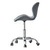 Faux Leather Computer Desk Office Chair Lift Swivel Small Adjustable Chrome Legs