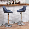 1/2/4/6x Bar Stools Gas Lift Swivel Faux Leather Kitchen Breakfast Counter Salon
