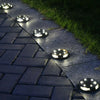 LED Solar Power Ground Lights Floor Decking Patio Outdoor Garden Lawn Path Light