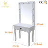 Hollywood Dressing Table with LED Lights Vanity Mirror Fr Make Up Bedroom