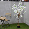 5ft Artificial Fake Cherry Peach Blossom Tree Potted Plant Flower Indoor Outdoor