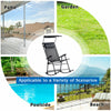 Folding Rocking Chair Outdoor Seat Rocker Relaxing Armchair Lounge Garden Patio