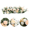 Artificial Flower Row Arrangement DIY Wedding Arch Top Table Backdrop Deco 100CM