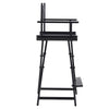 Adults Aluminium Frame Folding Directors Chair Black Makeup Artist Folding Chair