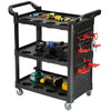 3 Tier Heavy Duty Tool Storage Trolley Cart Garage Workshop-150kgs mechanic diy