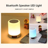 camping light Bluetooth Speaker LED Night Light Touch Bedside Lamp Alarm Clock