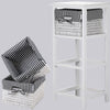 Storage Unit Basket Chest of Drawers Wicker Bathroom Furniture Shelf Cabinet