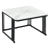 Nest of 2 Tables Square Coffee Table Coffee Table Set Nesting Sofa Table BT
