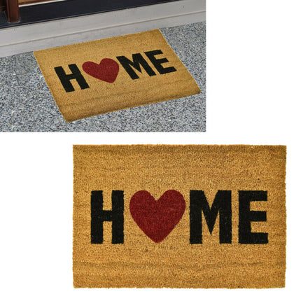 Large Door Mat Entrance Indoor Outdoor Coir Non Slip Welcome Absorbent Doormat