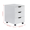 Under Desk Drawers Storage Unit Filing Cabinet with 3 Drawers Office Pedestal