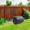 60L Steel Garden Lawn Roller Water Sand Filled Outdoor Grass Roller w/Drain Plug