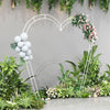 Heart Shaped Wedding Arch Frame Backdrop Stand Party Props Flower Balloons Decor