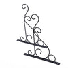 4Pcs Metal Hanging Basket Brackets Outdoor Garden Plant Hanger Hook Wall Decor