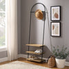 3 Tier Entryway Coat Rack Hall Tree Shelf Shoe Storage Stand Handbag Organiser