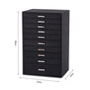 Large 10 Layers Jewellery Boxes Storage Drawer Cabinet Earing Necklace Organizer