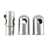 Round Shower Kit Twin Head Chrome Adjust Riser Rail Chrome Finish Set Modern