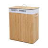 Bamboo Laundry Basket Hamper Dirty Clothes Storage Organizer Bin 100 L