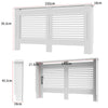 Extra Tall White Radiator Cover Grill Shelf Standing Room Bedroom Lounge Porch