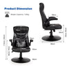 Ergonomic Gaming Chair High Back Leather Rocking Racing Chair W/ Lumbar Support