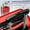 20" Small Hard Shell Lightweight Suitcase Travel Luggage Trolley 4 Wheels Red