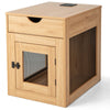 Industrial Dog Crate Decorative Dog Kennel End Table Indoor Dog House w/ Drawer