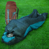 4 Season Mummy Sleeping Bag Dual Zip Camping Hiking Outdoor with Carry Bag